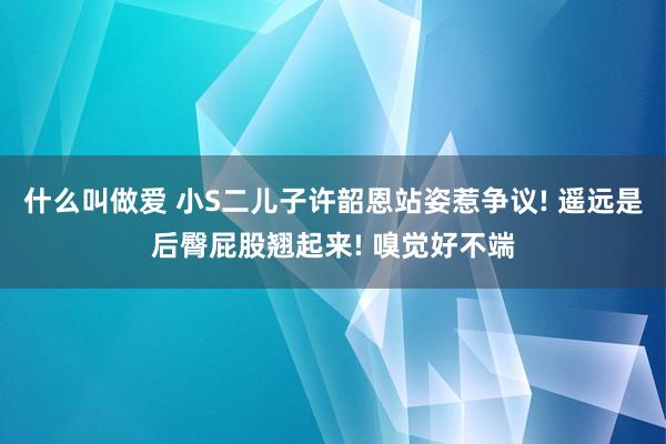 什么叫做爱 小S二儿子许韶恩站姿惹争议! 遥远是后臀屁股翘起来! 嗅觉好不端