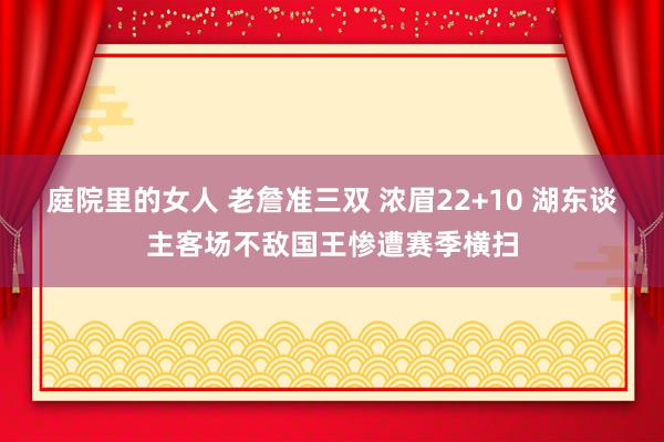 庭院里的女人 老詹准三双 浓眉22+10 湖东谈主客场不敌国王惨遭赛季横扫