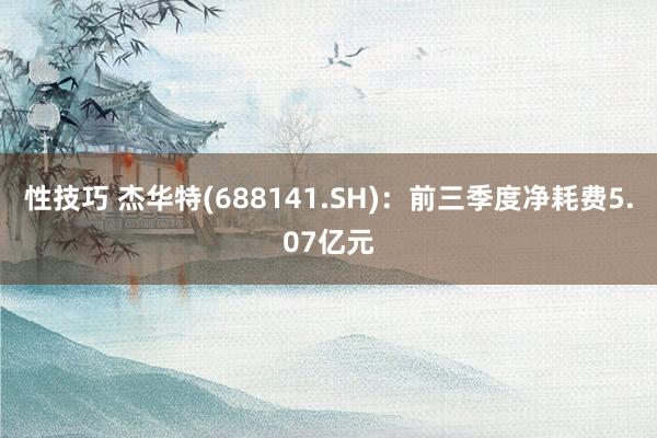 性技巧 杰华特(688141.SH)：前三季度净耗费5.07亿元