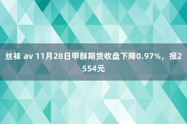 丝袜 av 11月28日甲醇期货收盘下降0.97%，报2554元